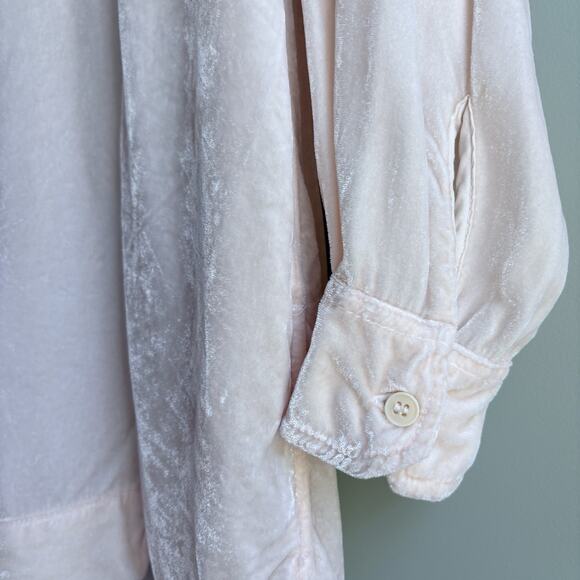 NEW Free People X CP Shades Jacey Velvet Mini Tunic Dress Silk Blend Pink S - Picture 7 of 14